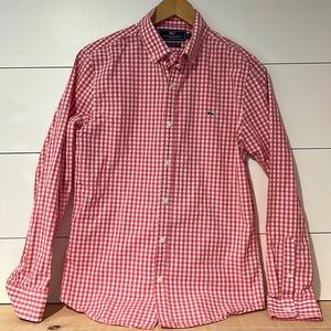 Vineyard Vines Mens small Slim fit Whale shirt - Gingham